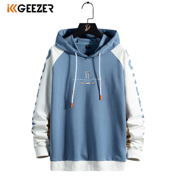 Men Hoodies Sweatshirts 68% Cotton 5XL 6XL 7XL 8XL Oversize Streetwear Hooded Patchwork Sportswear Male 2020 Autumn Hip Hop