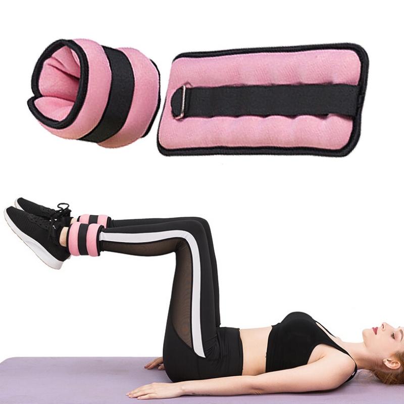 0.25KG/0.5KG Each Piece Adjustable Leg Ankle Wrist Sand Bag Weight Training Sandbag Wraps Strength Fitness Equipment