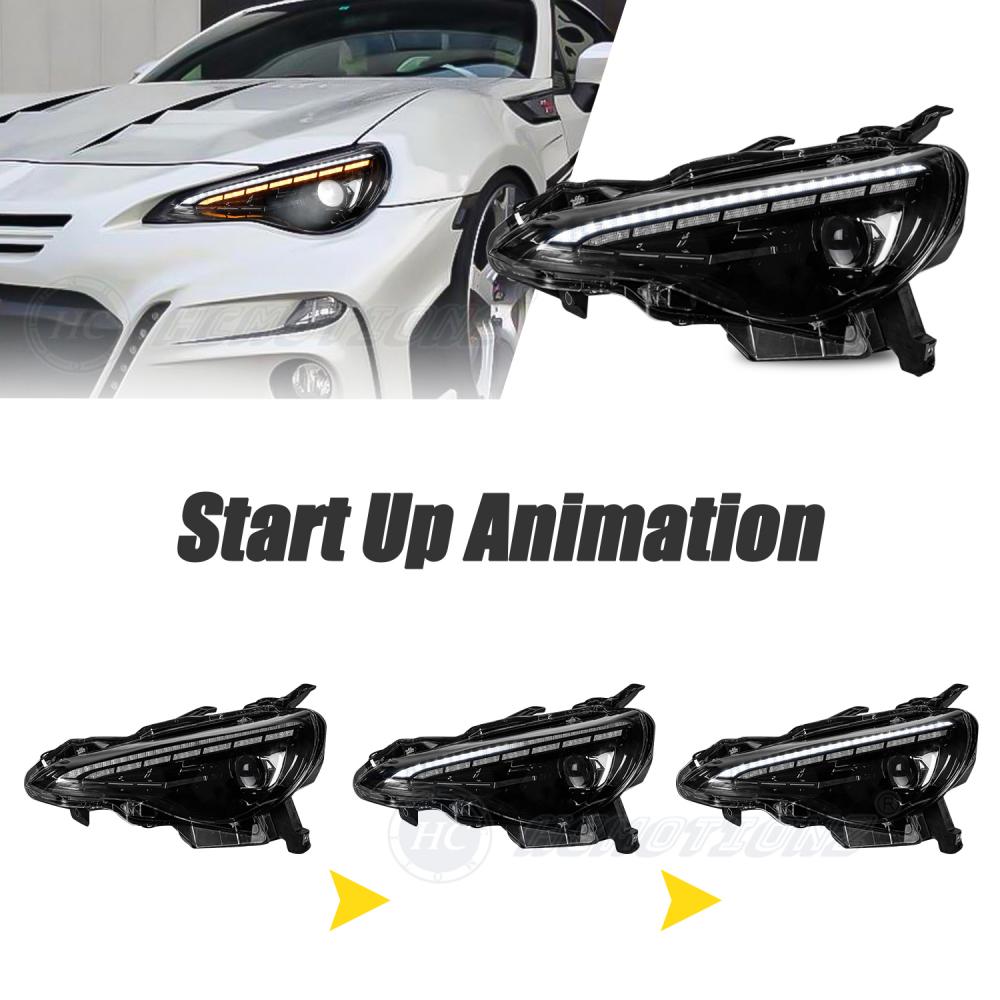 HCMOTIONZ LED Headlights For TOYOTA 86 2012-2021 For SUBARU BRZ 2013-2021 For SCION FR-S 2012-2016