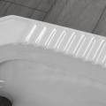 Medium deep white cheap ceramic wc pan water closet porcelain squatting squat toilet Rural squatter