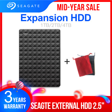 Seagate Expansion HDD 1TB 2TB 4TB Portable External Hard Drive Disk USB 3.0 HDD 2.5
