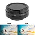 37mm Camera Lens Adapter + 135-170 Degree Camera UV Lens Filter + Camera Lens Protector Cap Cover for GoPro Hero 3 3+ 4