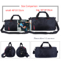 Etto Waterproof Gym Bag Fitness Training Sports Bag Portable Shoulder Travel Bag Independent Shoes Storage Basketball Bag HAB011