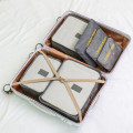 Large 6PCs/Set Travel Bag For Clothing Finishing Multifunctional Storage Bag Luggage Organizer Pouch Packing Cube