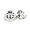 10pcs-2pcs Knurled Hand Nut GB806 M3 M4 M5 M6 M8 M10 Steel with Nickel Knurled Thumb Nut High Head Hand tighten Nut with Collar