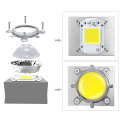 3pcs 1 Set 44mm LED Lens Optical Glass 60 120 Degree + 50mm Reflector Collimator + Fixed Bracket for 20W 30W 50W 100W COB Chip