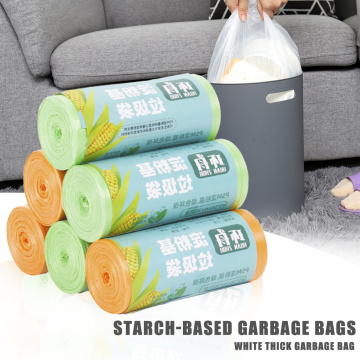 Corn Biodegradable Household Garbage Bags Disposable Toilet Cleaning Kitchen Trash Bags 30PCS Thicker Plastic Bags