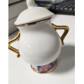 1 Pcs Sugar Pot,Cartoon Beauty And The Beast Tea Set Teapot Mrs Potts Pot Chip Cup Mug Sugar Bowl Pot Gift for Friend