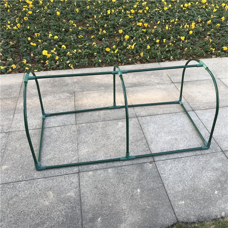 New-Movable Steel Frame Outdoor Plant Cover Zipper Garden Greenhouse Warm Garden Home Plant Greenhouse Cover