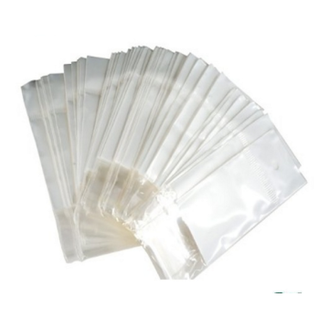 Download Transparent plastic resealable opp self adhesive cellophane bags with hanging header customized ...