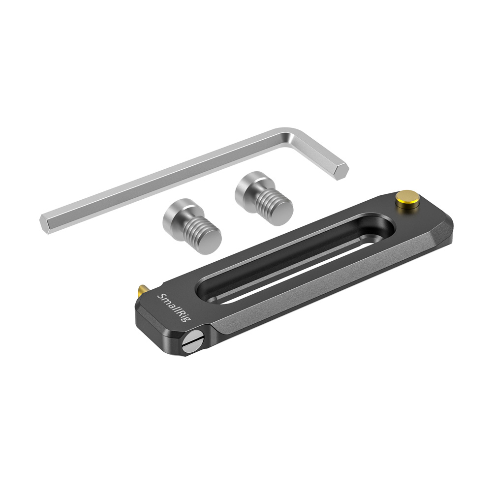 SmallRig Low-profile NATO Rail 70mm Long 6mm Thick Nato Rail With 1/4"-20 Mounting Screws -2483