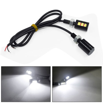 2pcs 12V LED 5630 SMD Screw Bolt Lamp Auto Motorcycle Tail Light Car Licence Plate Light Car Accessories Car-styling