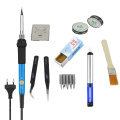 60W Sldering Station Kit Adjustable Electric Soldering Irons Tip Solder Saldatore a Stagno hakko For Wood Burning havya seti