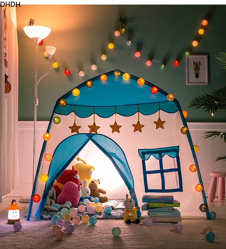 Play Kids Tent Children Indoor Outdoor Princess Castle Folding Cubby Toys Enfant Room House Children Tent Teepee Playhouse