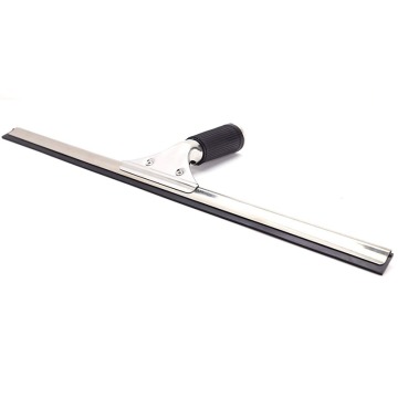 Silver stainless steel glass cleaning scraper wiper - 45cm