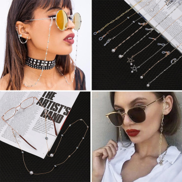 New Fashion Eye Glasses Sunglasses beading Vintage Chain Holder Lanyard Necklace Eyeglass Lanyard Strap Eye wear Accessories