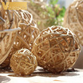 5Pcs 5cm 8cm Natural Wicker Rattan Vine Ball Home Wedding Party Hanging Decoration Hanging Ball Ornament For Craft