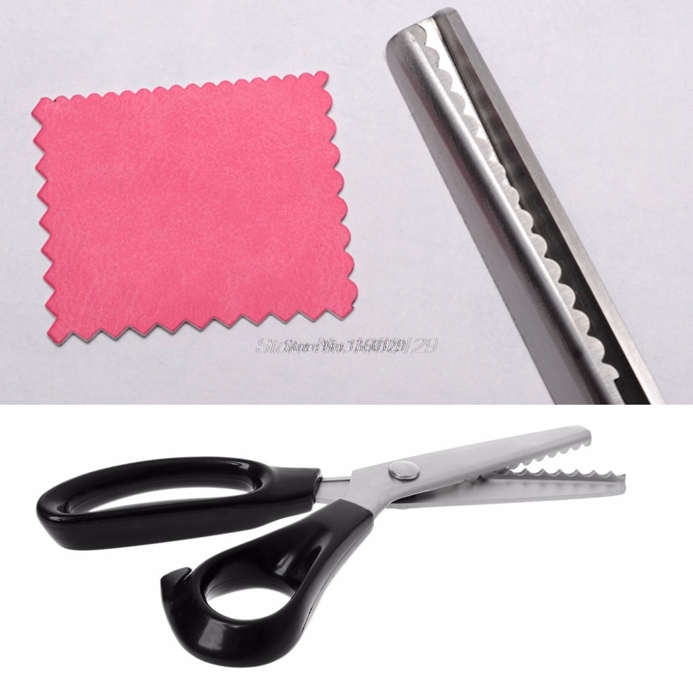 Zig Zag Sewing Cut Dressmaking Tailor Shear Scissor Leather Craft Circle Teeth 3mm/4mm/5mm/7mm/10mm/18mm Wholesale&DropShip