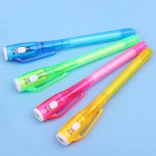1pc Magic Invisible Ink Pen Marker pen Writing Secret Message Gadget With UV Light School Office Stationery Supplies C26