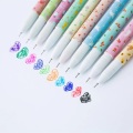 10pcs Kawaii Animal Gel Pen Set Multi Color Cartoon Penguin Fox Flower Pens for Writing Line Marker Office School Student A6308