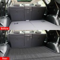 Car Tray Boot Liner Cargo Rear Trunk Cover Matt Mat Boot Liner Floor Carpet Mud Non-slip For Hyundai Santa FE 2019 2020