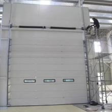 Logistics and transportation plant stainless steel lift door