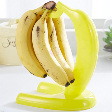 Yellow Banana Shape Displaying Banana Hanger Rack Fruit Fresh Keeping Living Room Storage Bananas Hook Holder #BL2