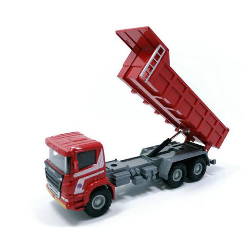 1/60 Diecast Alloy Metal Excavator Crusher Dump Truck Wheel Loader Wood Grab Forklift Engineering Construction Vehicle Model Toy