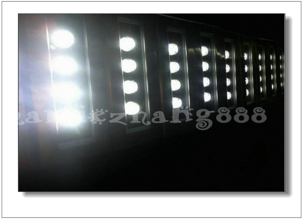 Free shipping 4*1W LED Underground light IP67 Buried recessed floor outdoor lamp DC12V OR AC85-265V