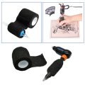 48/24/12/6 Black Tattoo Grip Bandage Cover Wraps Tapes Nonwoven Waterproof Self Adhesive Finger Protection Tattoo Accessories