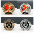 2021 Year Of The Ox Commemorative Coin, Color Good Luck Gold Coin, Lucky Chinese Souvenir, Collectible Coin, Gift