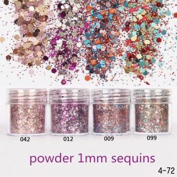 10ml/bottle PinkRose Series Charm Pigment Nail Art Sequins Holographic Nails Accessories Nailart Powder Glitter Chameleon Effect