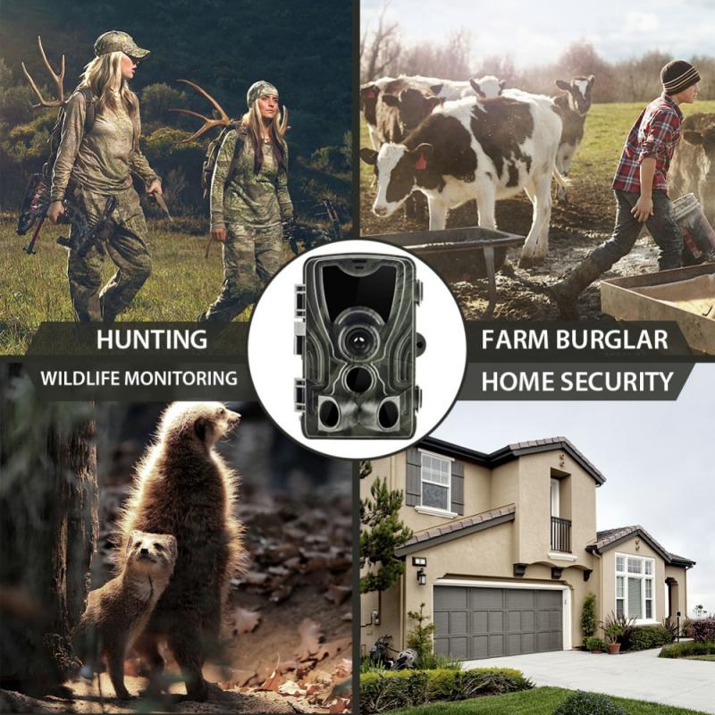 HC 801A Hunting Cameras 0.3s Trigger Time infrared Night Version Trail Camera Photo Traps 16MP 1080P IP65 Wildlife Camera Cams