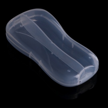 Portable Plastic Spoon Fork Travel Transparent Tableware Box Storage Organizer Case