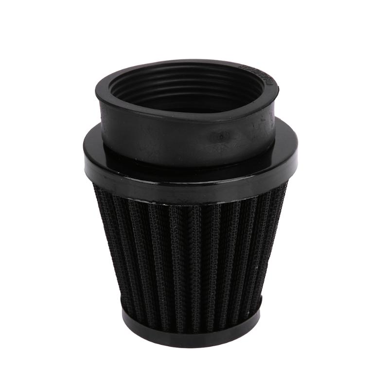 60mm Motorcycle Air Filter Intake Induction Kit Mushroom Head Filters Motorcycle Air Intake Filter Cleaner Black for All Moto