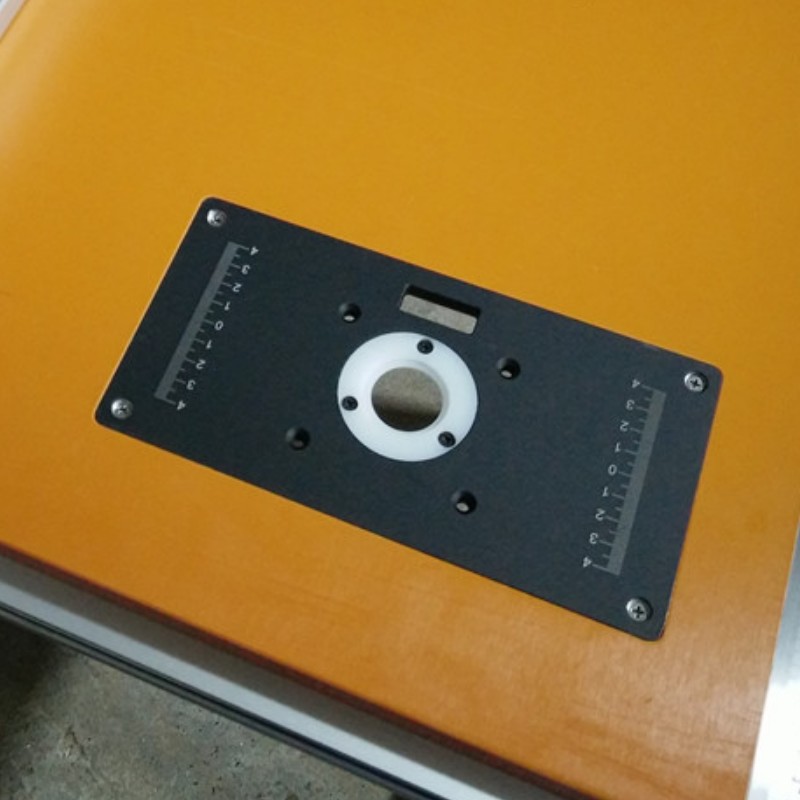 RT0700C Aluminum Router Table Insert Plate High precision trimming machine Flip Plate For Woodworking Benches Router Table Plate