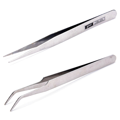 2Pcs/set Stainless Steel Women Lady Hair Removal Eyebrow Tweezer Beauty Makeup Tools