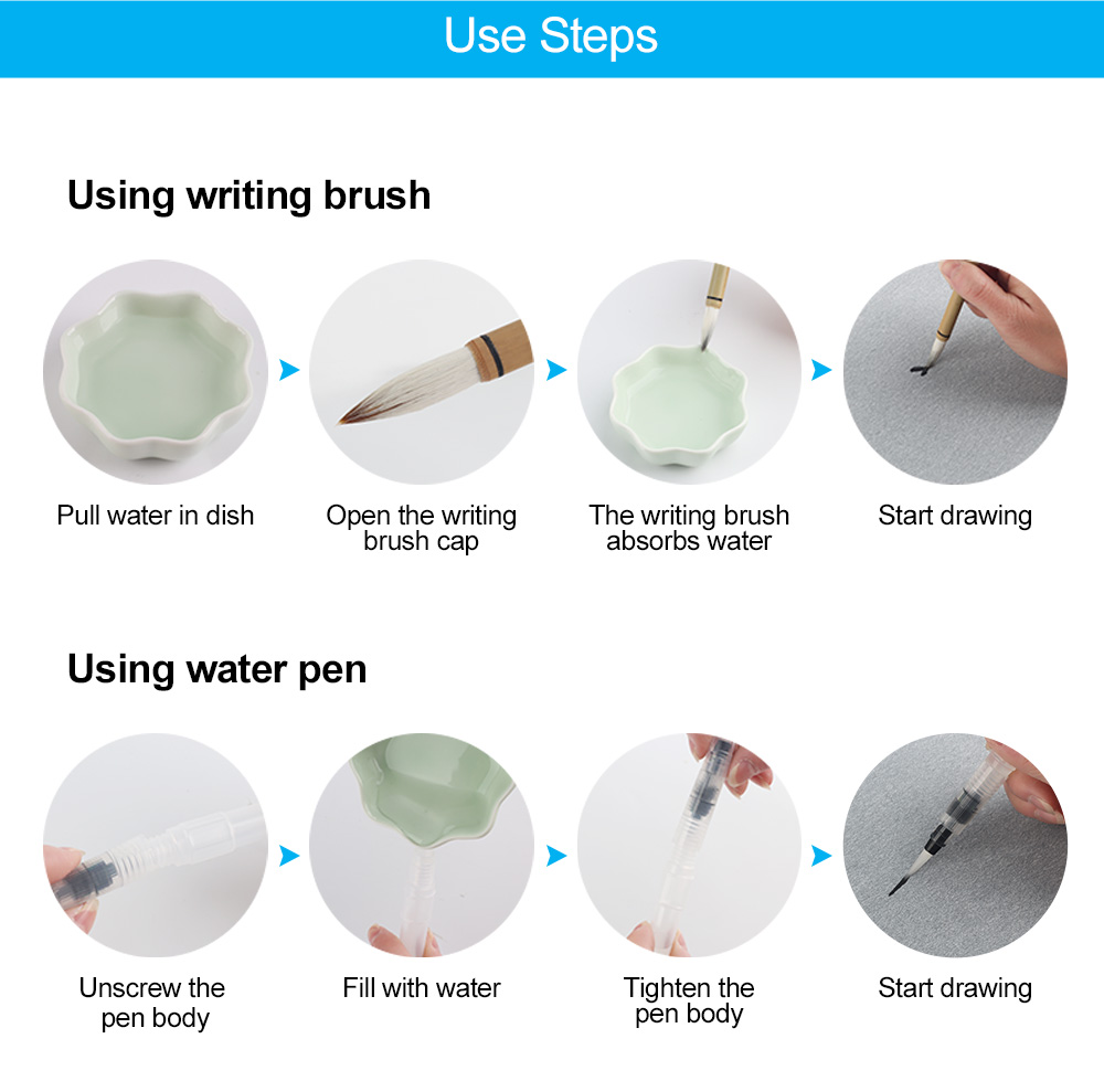 water writing