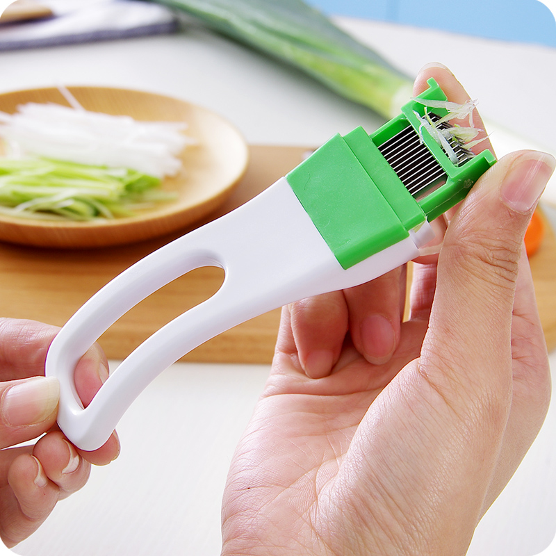 Onion Cutter slicer Graters Creative kitchen vegetable cutting tools Stainless Steel chili shredder green Onion Knife chopped