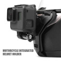 Black Suitable for Gopro Helmet Holder Motorcycle Helmet Chin Stand Mount Holder Action Sports Camera Holder Moto Accessory New