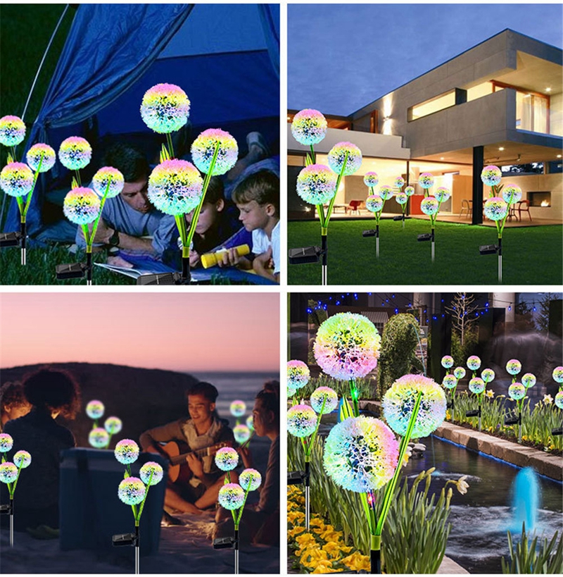 Dandelion flower Solar led landscape light