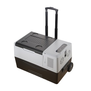 Portable compressed car refrigerator