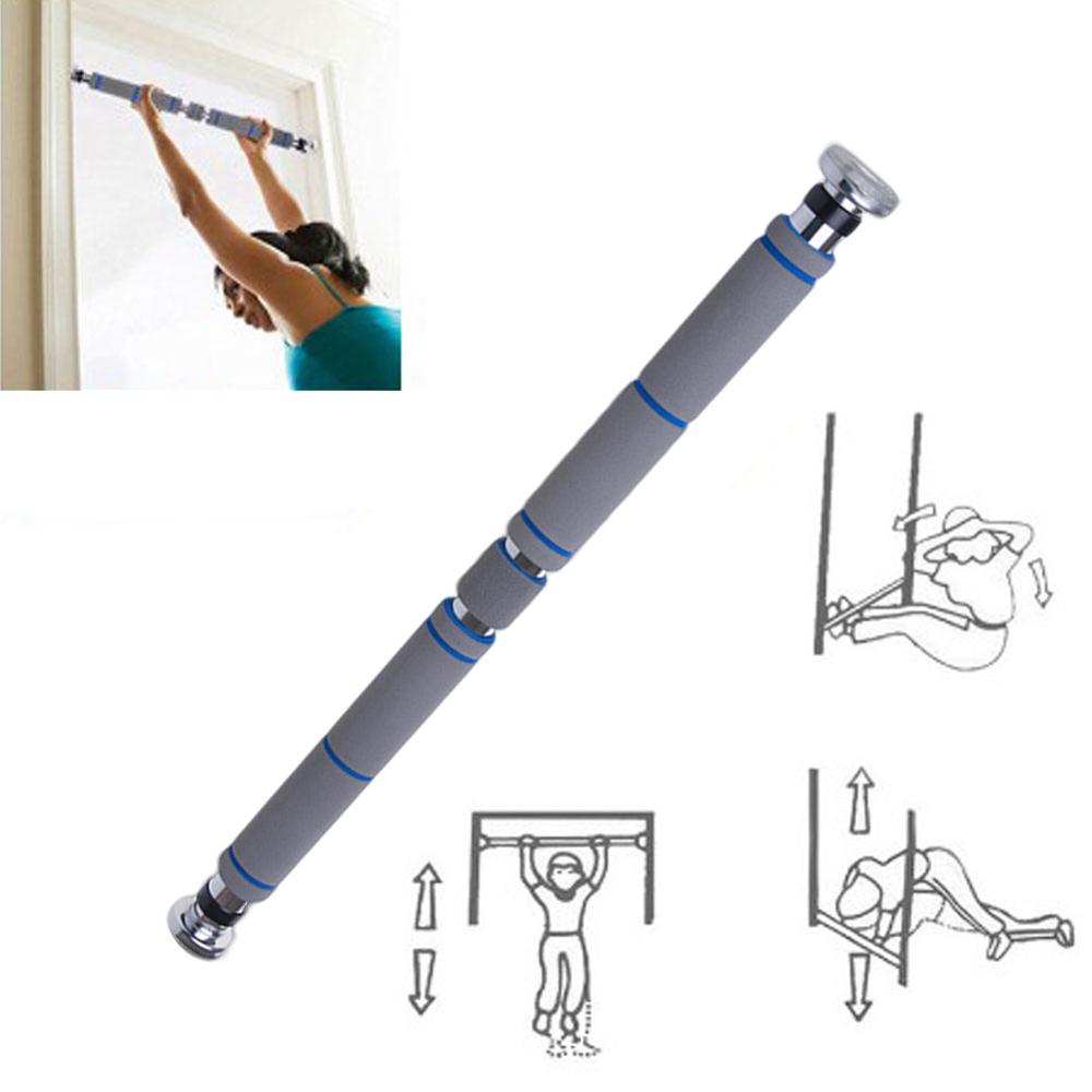 Home Gym Pull Up Door Horizontal Bars 200kg 60 ~ 100CM Fitness Adjustable Sit-ups Workout Chin Training Bar Sport Equipments