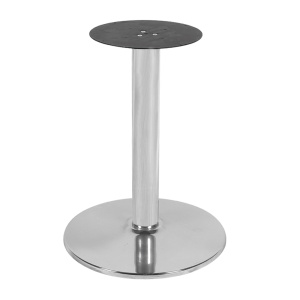 Outdoor Chrome Steel Table Base Round Tube Table Leg