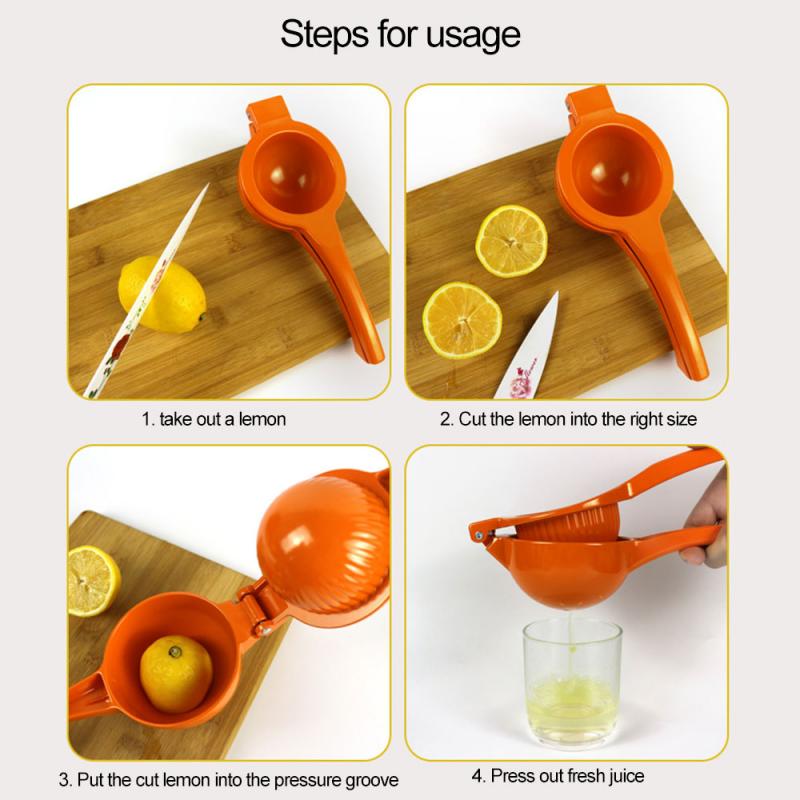 Lemon Juice Juice Squeezes Bar Manually Check Lemon Clip Manual Juicer Mini Lemon Clip Orange Squeezer Seed Pulp Lemon Separator