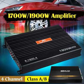 1900 Watt 4 Channel 12V DigitalCar Amplifer Car Audio Power Amplifier Car Audio HIFI Amplifier for Cars Amplifier Subwoofer