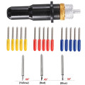 New 12mm Black Cutting Plotter With 5pcs Blades 30/45/60 Degree for Roland Vinyl Cutter Blade Holder Milling Cutter