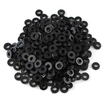 100pcs/box Black Plastic Shoulder Washers Binder For M4 Screws Parts of Tattoo Machine Wholesale