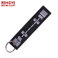 Hot-selling Mobile Phone Strap Berloques Red Embroidery Highlight Key Fobs Chains Keychain Mobile Straps