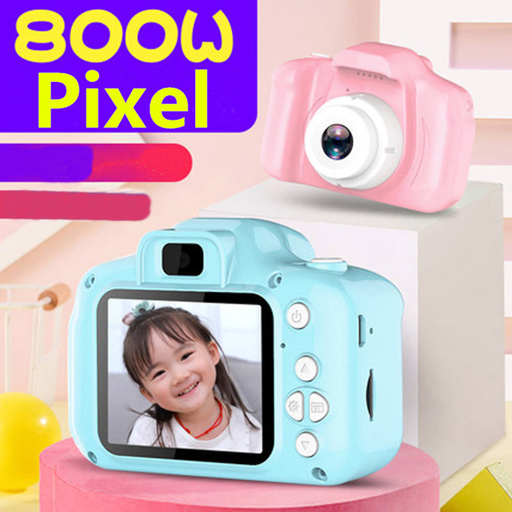 Cartoon Cute Camera Waterproof 1080P HD Screen Camera Video 8 Million Pixel Kids Camera Outdoor Photography Kids Educational Toy